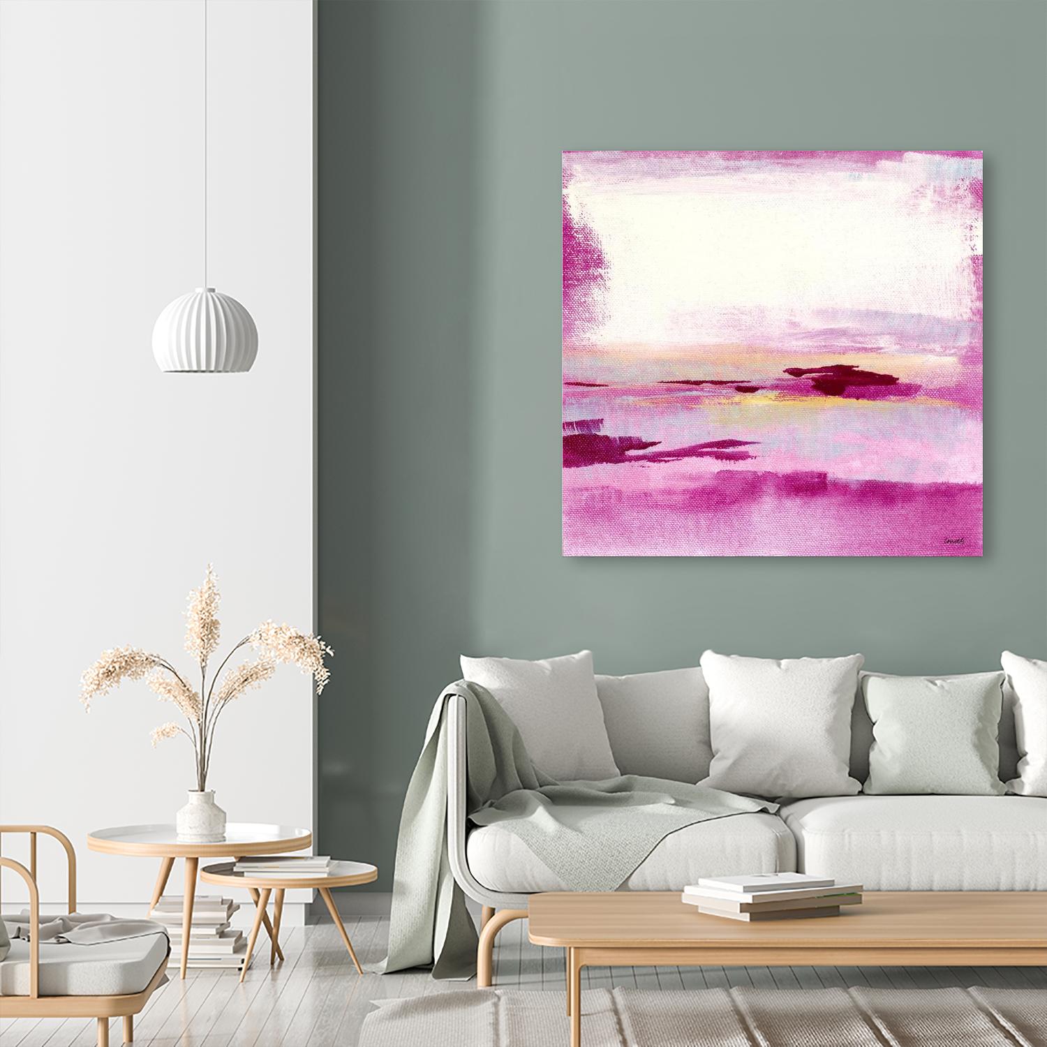 Dawn to Dusk by Lanie Loreth on GIANT ART - pink abstract
