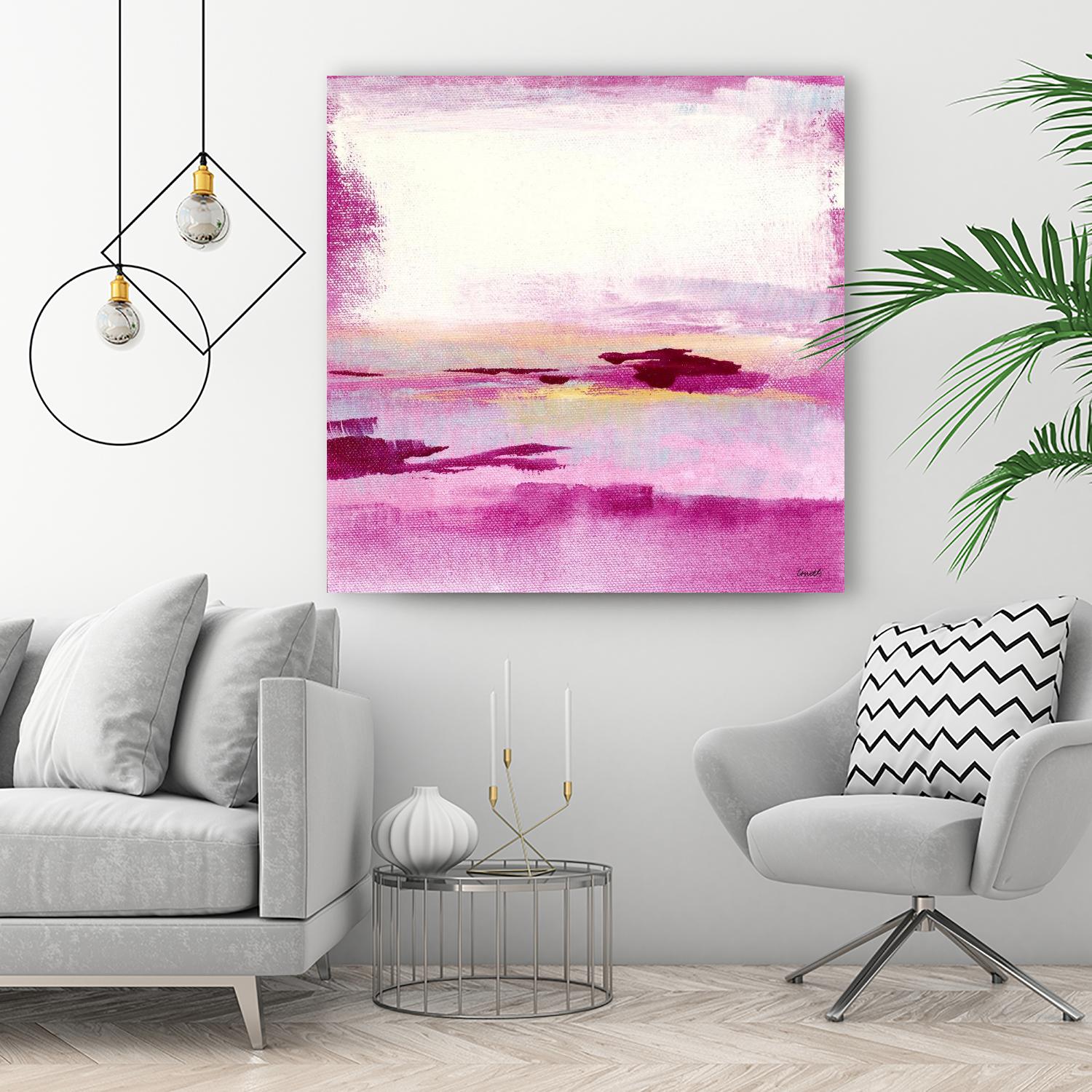 Dawn to Dusk by Lanie Loreth on GIANT ART - pink abstract