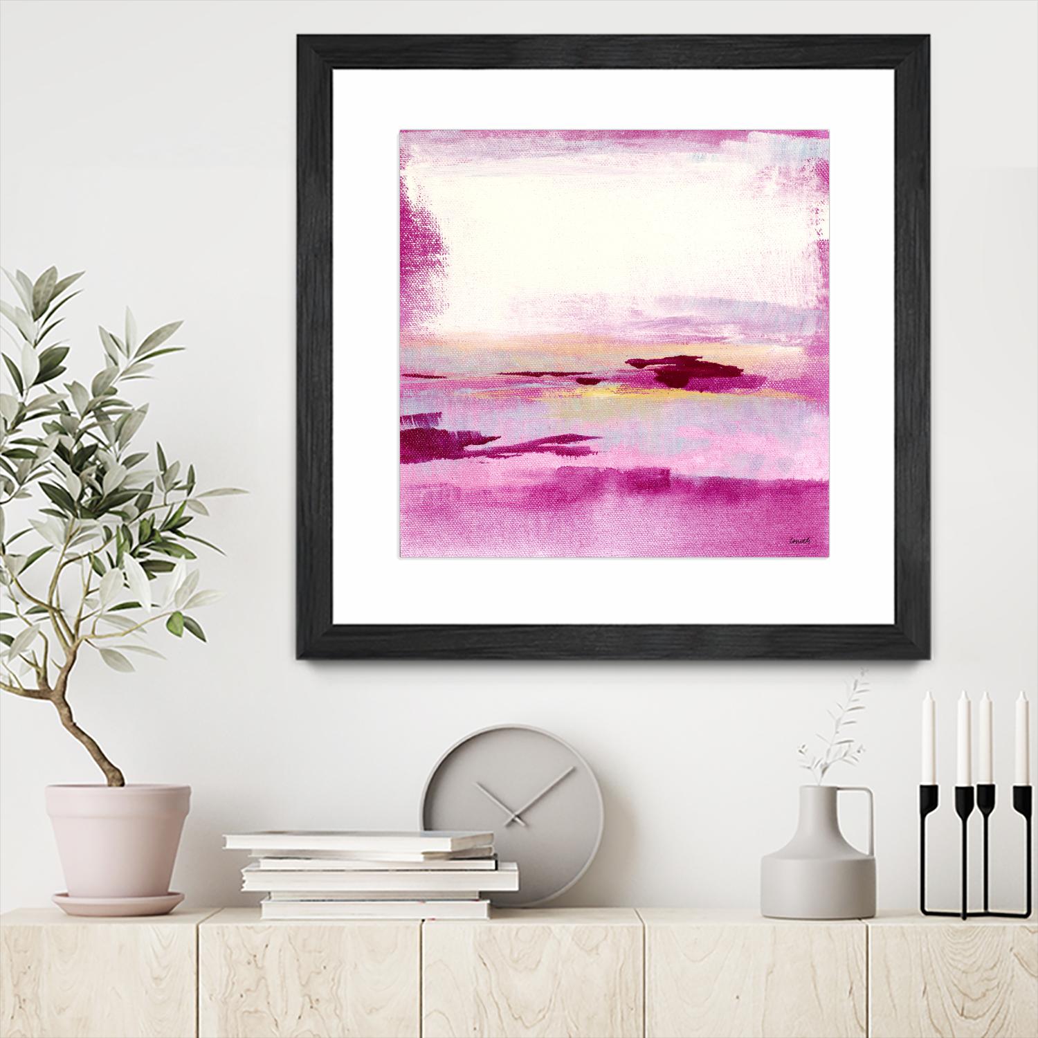 Dawn to Dusk by Lanie Loreth on GIANT ART - pink abstract