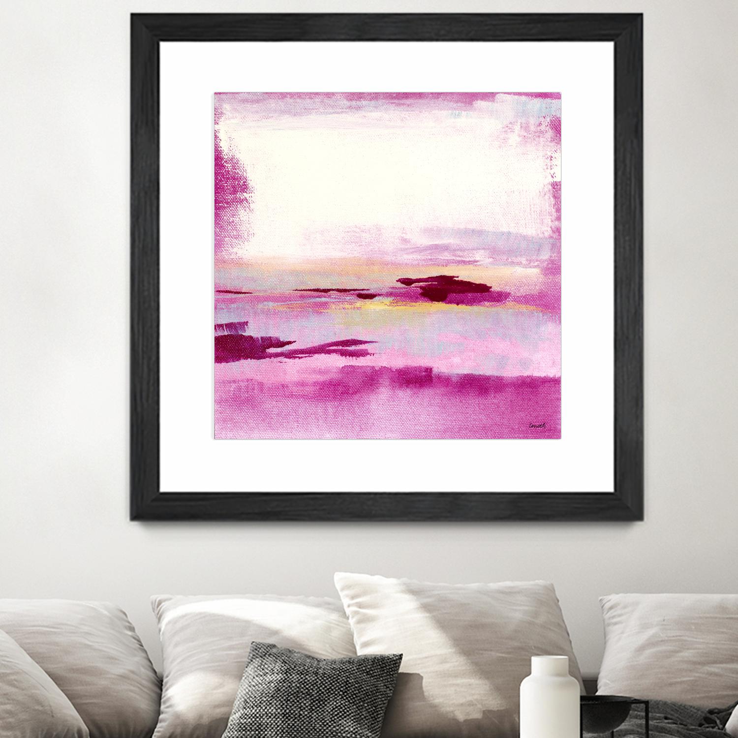 Dawn to Dusk by Lanie Loreth on GIANT ART - pink abstract
