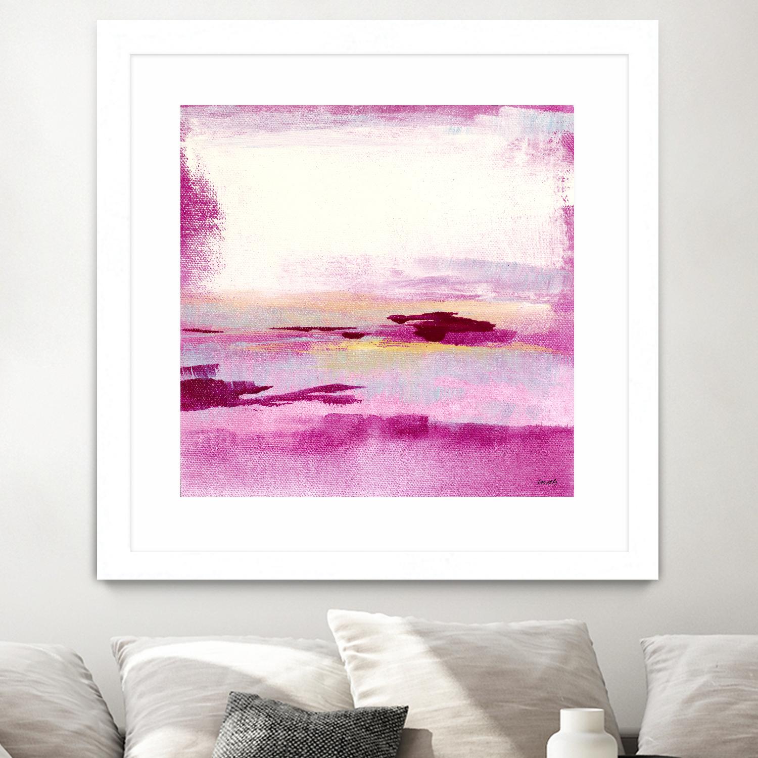 Dawn to Dusk by Lanie Loreth on GIANT ART - pink abstract