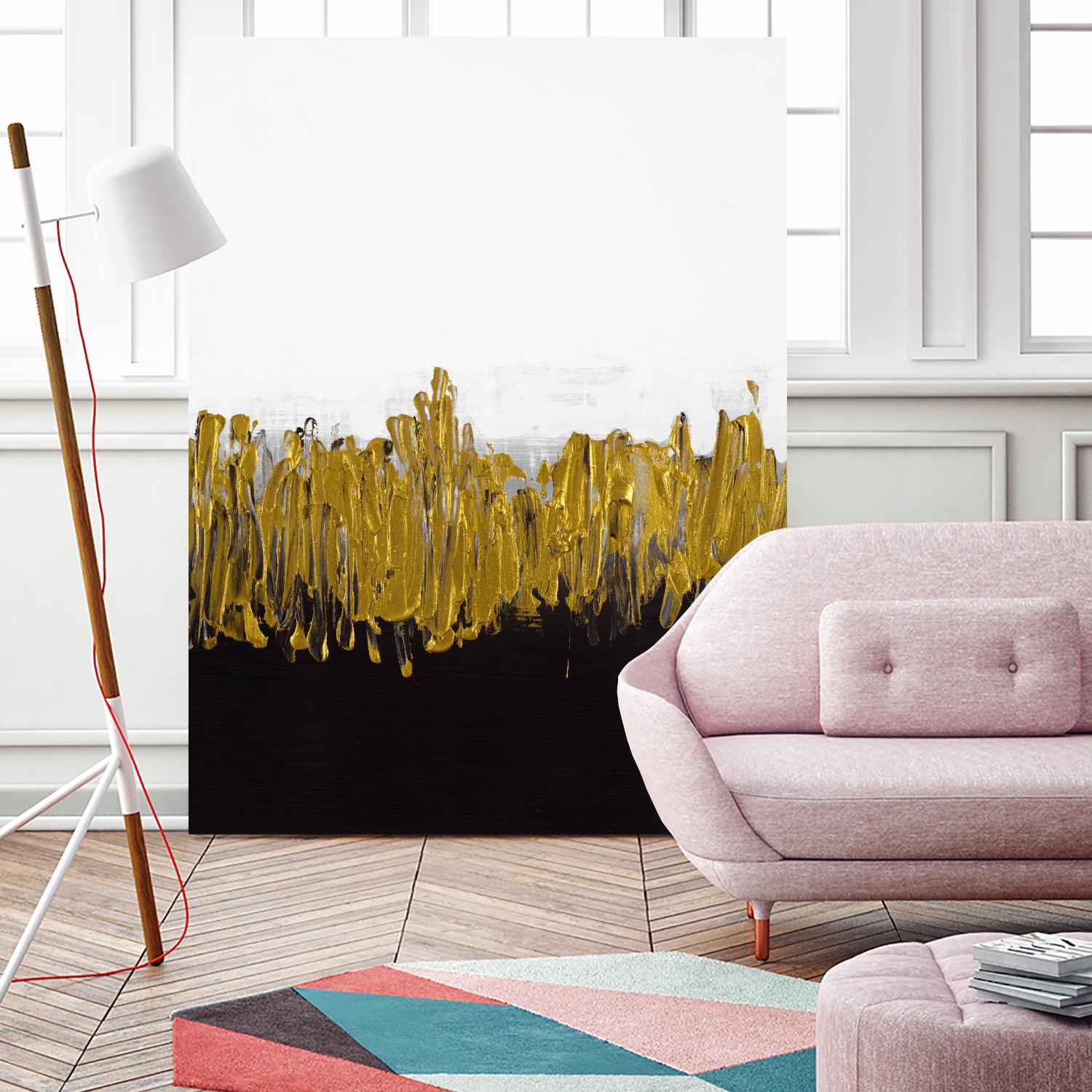 Meet Me in the Middle by Lanie Loreth on GIANT ART - black abstract