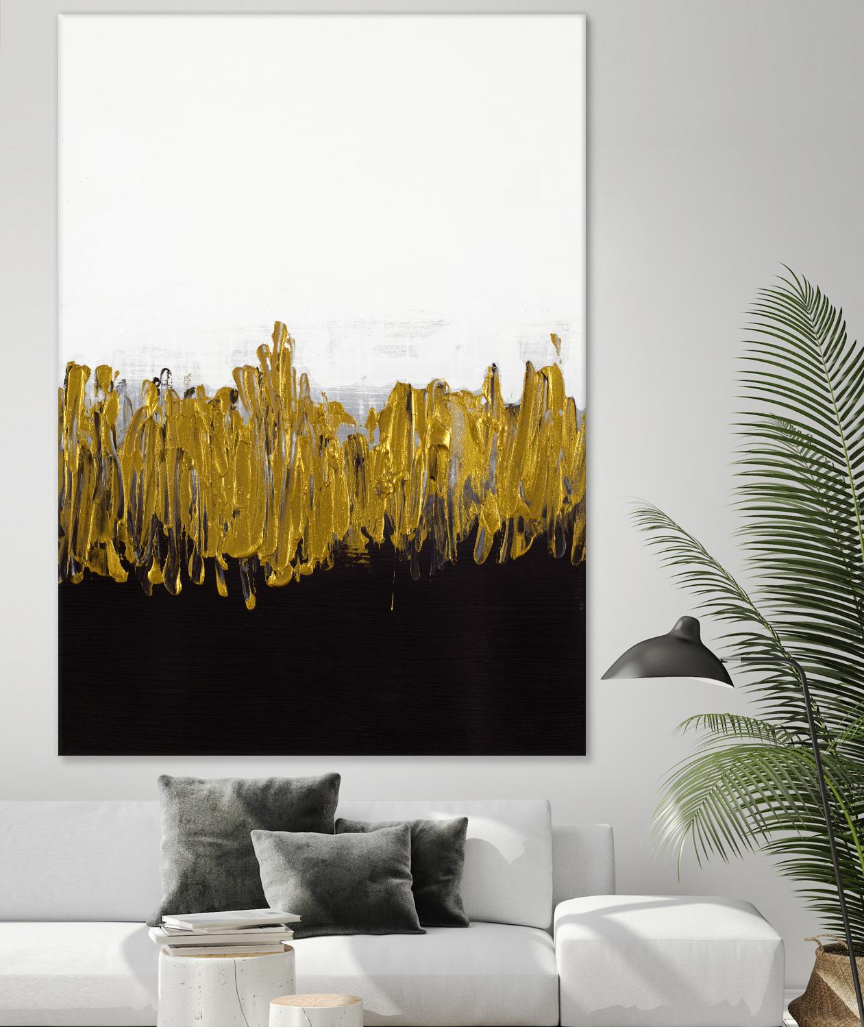Meet Me in the Middle by Lanie Loreth on GIANT ART - black abstract