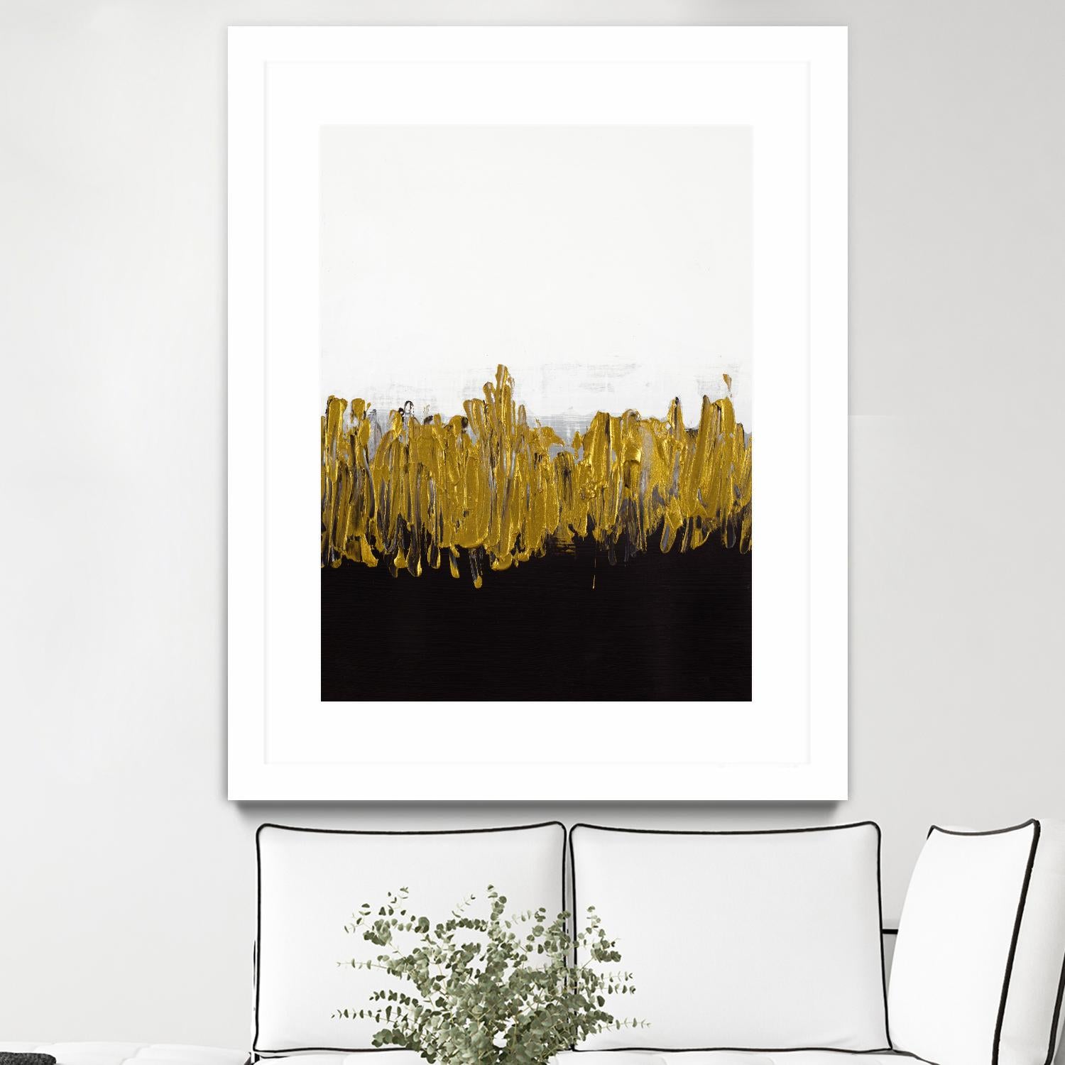 Meet Me in the Middle by Lanie Loreth on GIANT ART - black abstract
