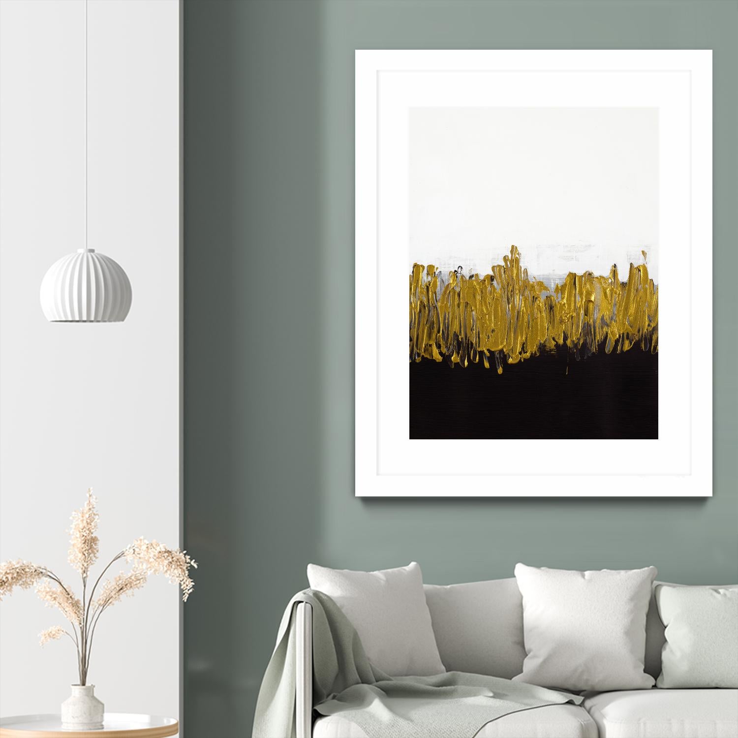 Meet Me in the Middle by Lanie Loreth on GIANT ART - black abstract