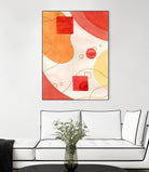 Orange Mood by Amaya on GIANT ART - orange abstract