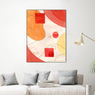 Orange Mood by Amaya on GIANT ART - orange abstract