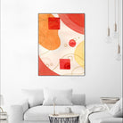 Orange Mood by Amaya on GIANT ART - orange abstract