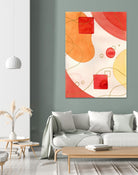 Orange Mood by Amaya on GIANT ART - orange abstract