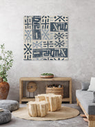 Neutral Mudcloth Pattern by Nicholas Biscardi on GIANT ART - pattern abstract