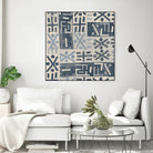 Neutral Mudcloth Pattern by Nicholas Biscardi on GIANT ART - pattern abstract