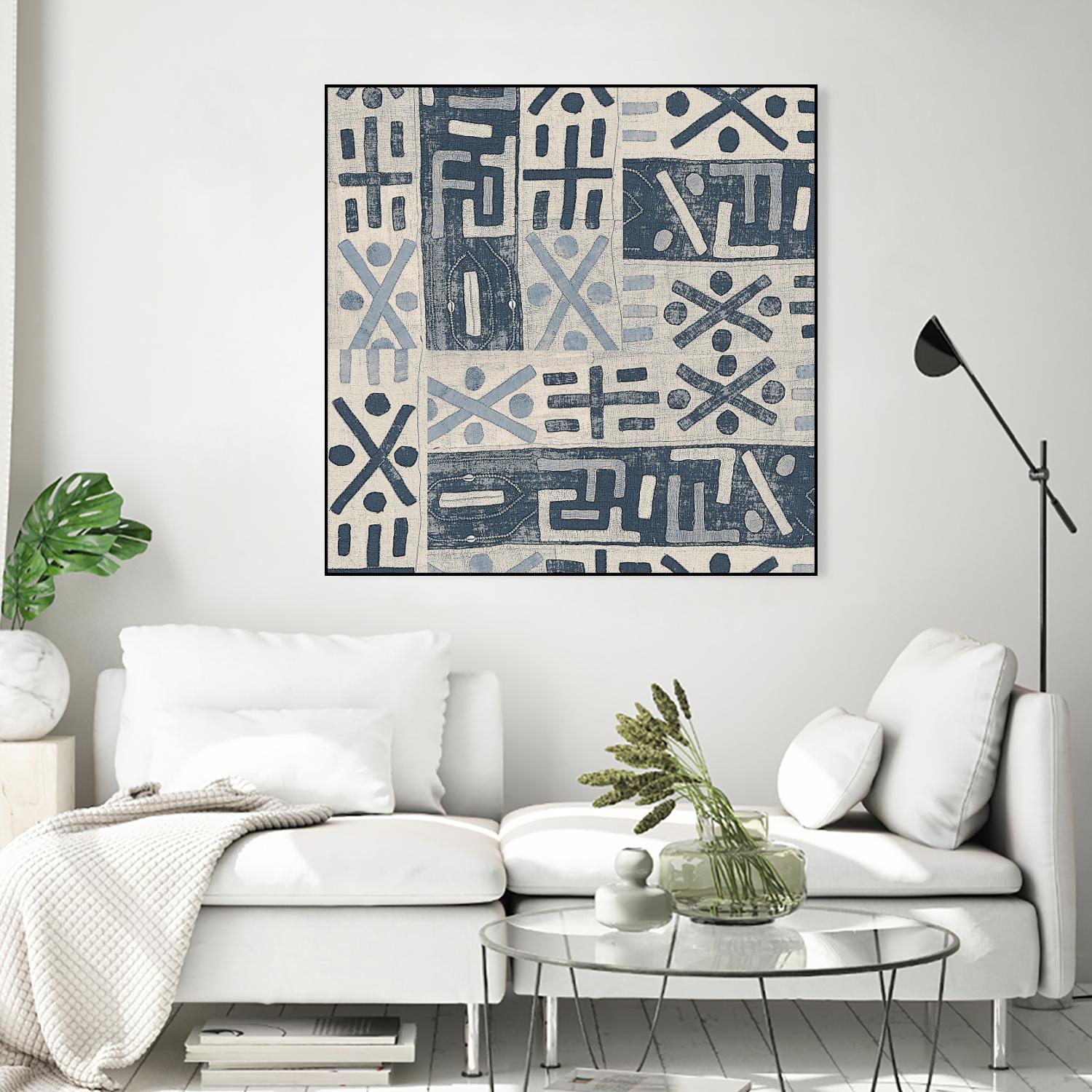 Neutral Mudcloth Pattern by Nicholas Biscardi on GIANT ART - pattern abstract
