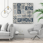 Neutral Mudcloth Pattern by Nicholas Biscardi on GIANT ART - pattern abstract