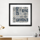Neutral Mudcloth Pattern by Nicholas Biscardi on GIANT ART - pattern abstract
