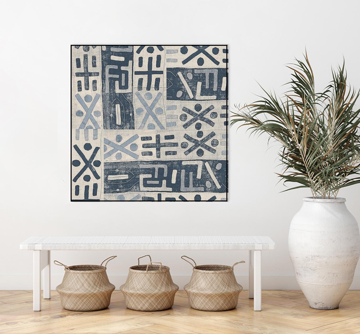 Neutral Mudcloth Pattern by Nicholas Biscardi on GIANT ART - pattern abstract
