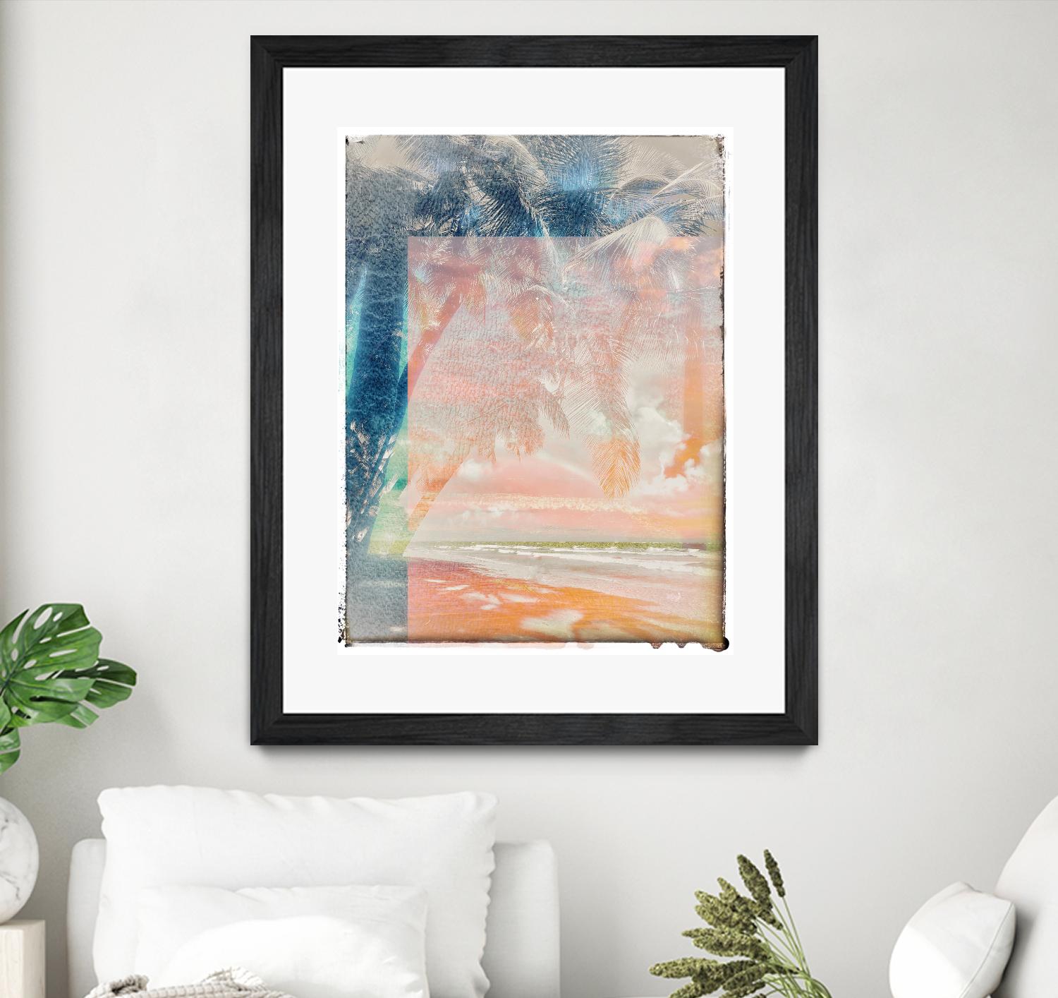 Retro Palms by Acosta on GIANT ART - multi photography