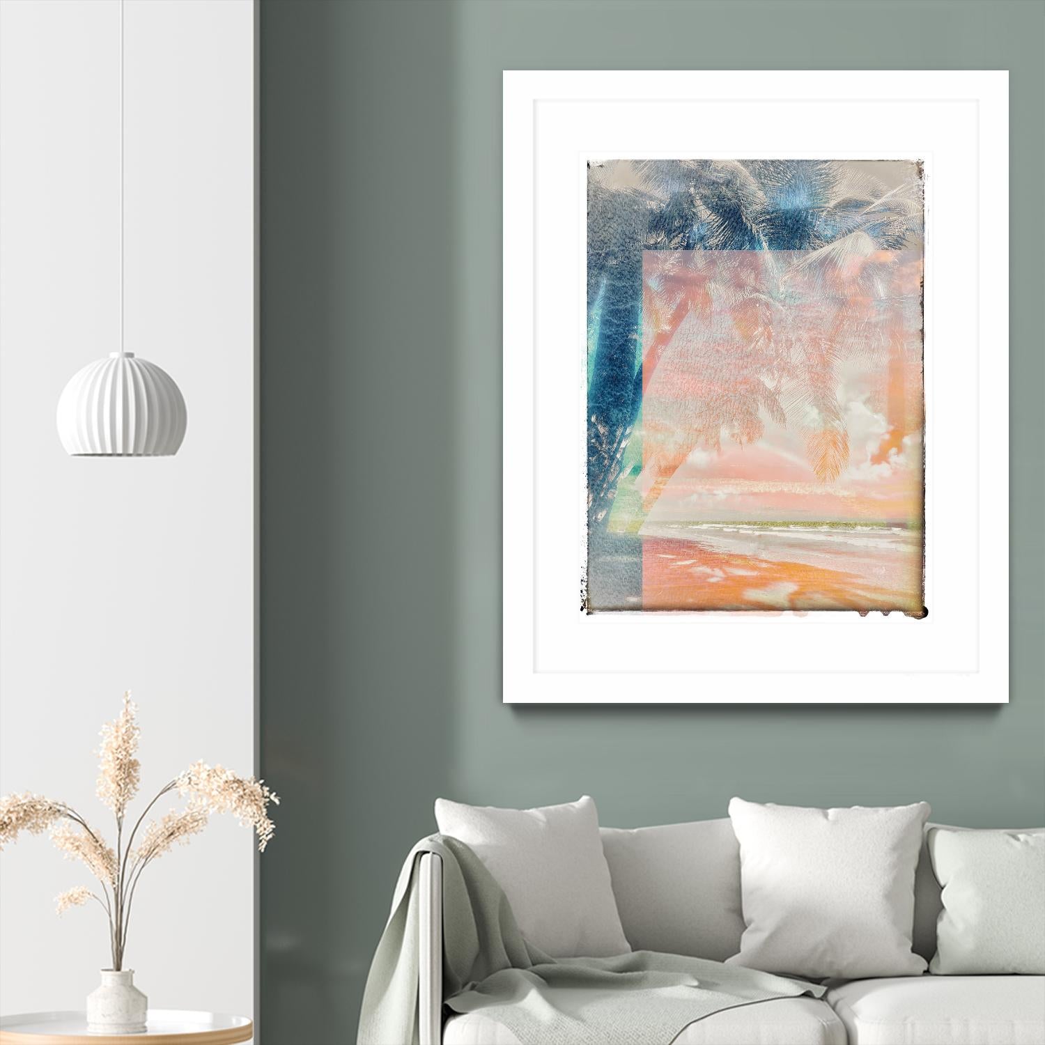 Retro Palms by Acosta on GIANT ART - multi photography