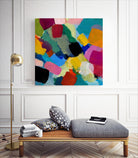 Spring Confetti II by Lanie Loreth on GIANT ART - pink abstract