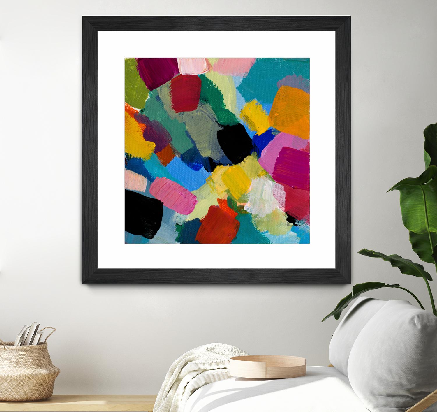 Spring Confetti II by Lanie Loreth on GIANT ART - pink abstract