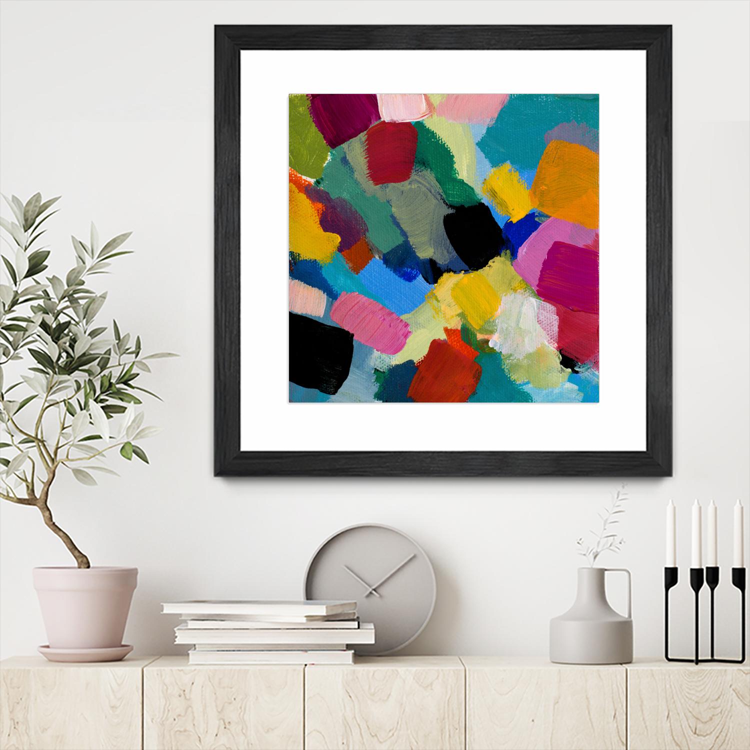 Spring Confetti II by Lanie Loreth on GIANT ART - pink abstract