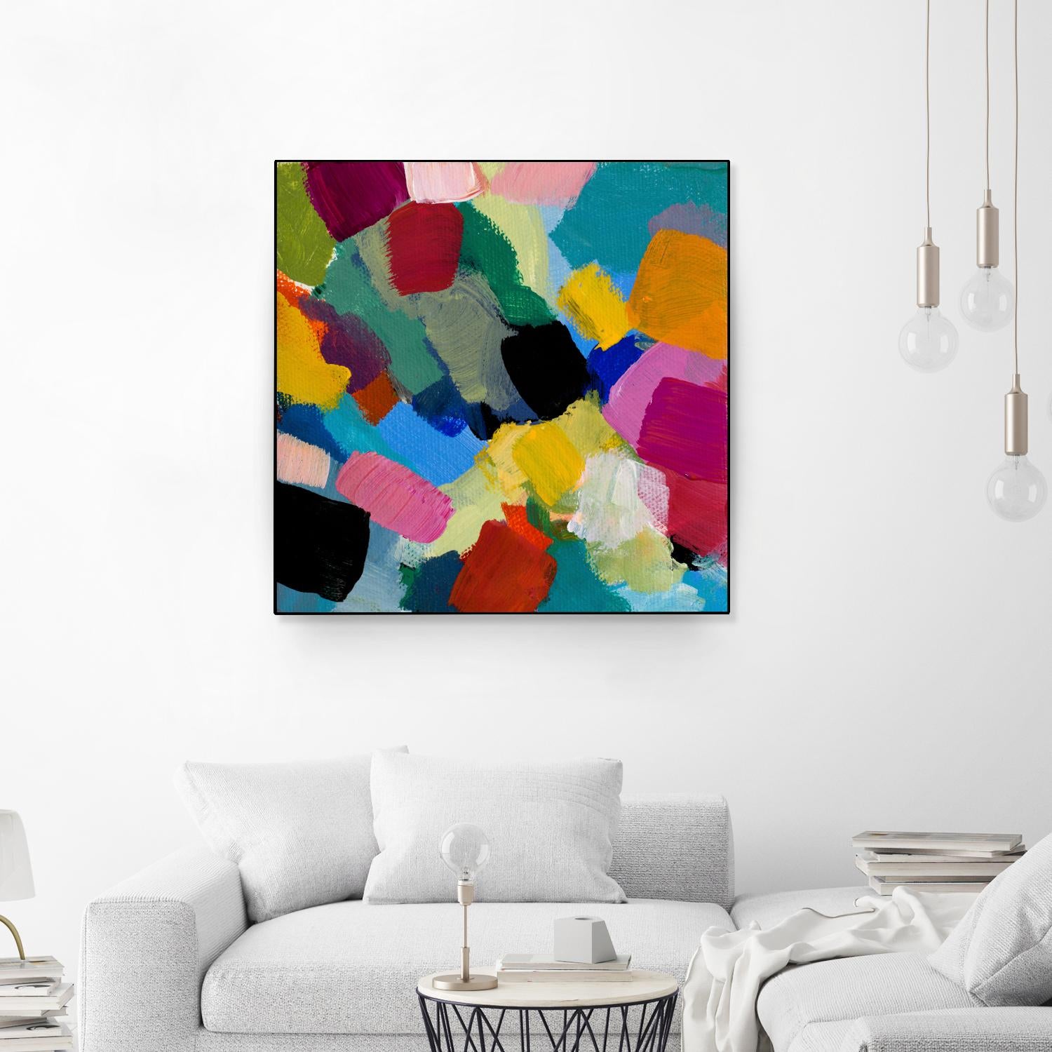 Spring Confetti II by Lanie Loreth on GIANT ART - pink abstract