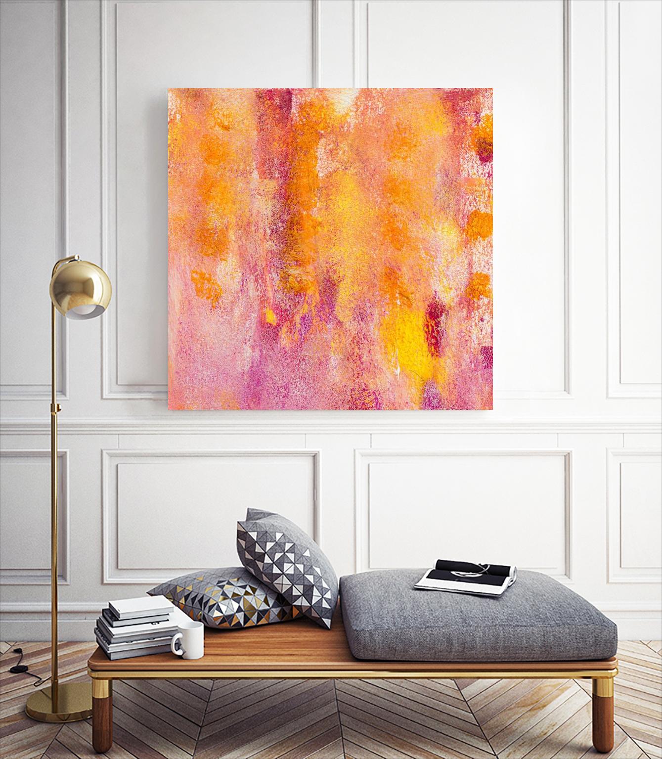 Pink Abstract I by Lanie Loreth on GIANT ART - pink abstract