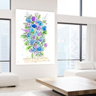 So Much Happiness by Krinlox on GIANT ART - multi floral