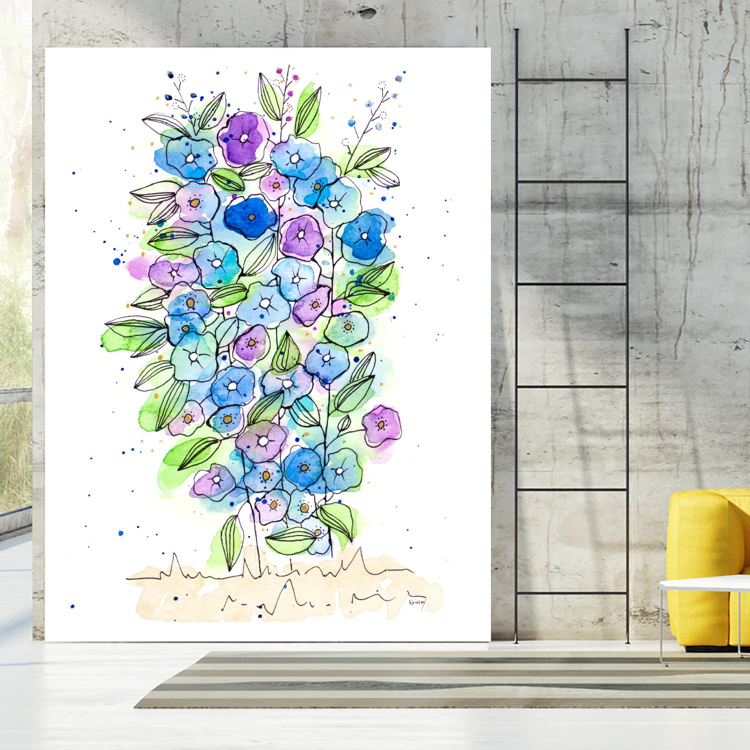 So Much Happiness by Krinlox on GIANT ART - multi floral