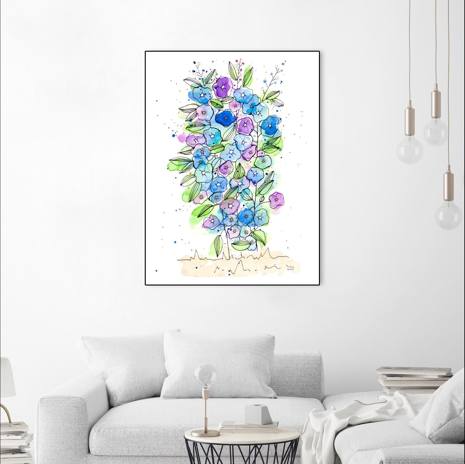 So Much Happiness by Krinlox on GIANT ART - multi floral