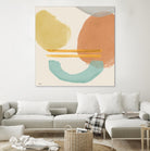 Shapes In Pastels by Elizabeth Medley on GIANT ART - abstract