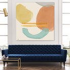 Shapes In Pastels by Elizabeth Medley on GIANT ART - abstract