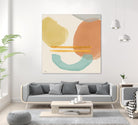 Shapes In Pastels by Elizabeth Medley on GIANT ART - abstract