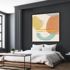 Shapes In Pastels by Elizabeth Medley on GIANT ART - abstract