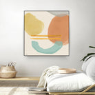 Shapes In Pastels by Elizabeth Medley on GIANT ART - abstract