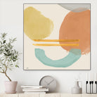 Shapes In Pastels by Elizabeth Medley on GIANT ART - abstract