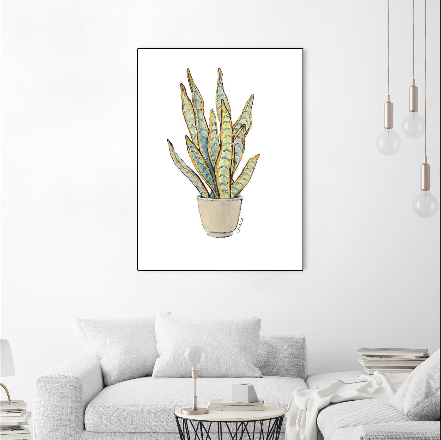 Mother In Law Plant in Pot by Lanie Loreth on GIANT ART - floral southwestern and western