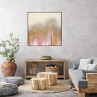 Pink Woods with Gold by Roberto Gonzalez on GIANT ART - pink,gold abstract
