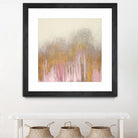Pink Woods with Gold by Roberto Gonzalez on GIANT ART - pink,gold abstract