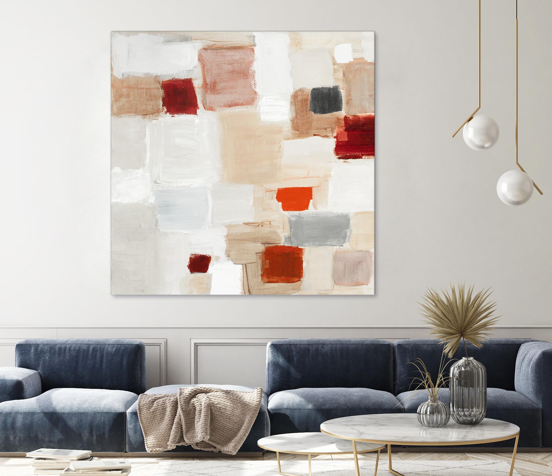 A Cool Moment in Time I by Lanie Loreth on GIANT ART - white abstract