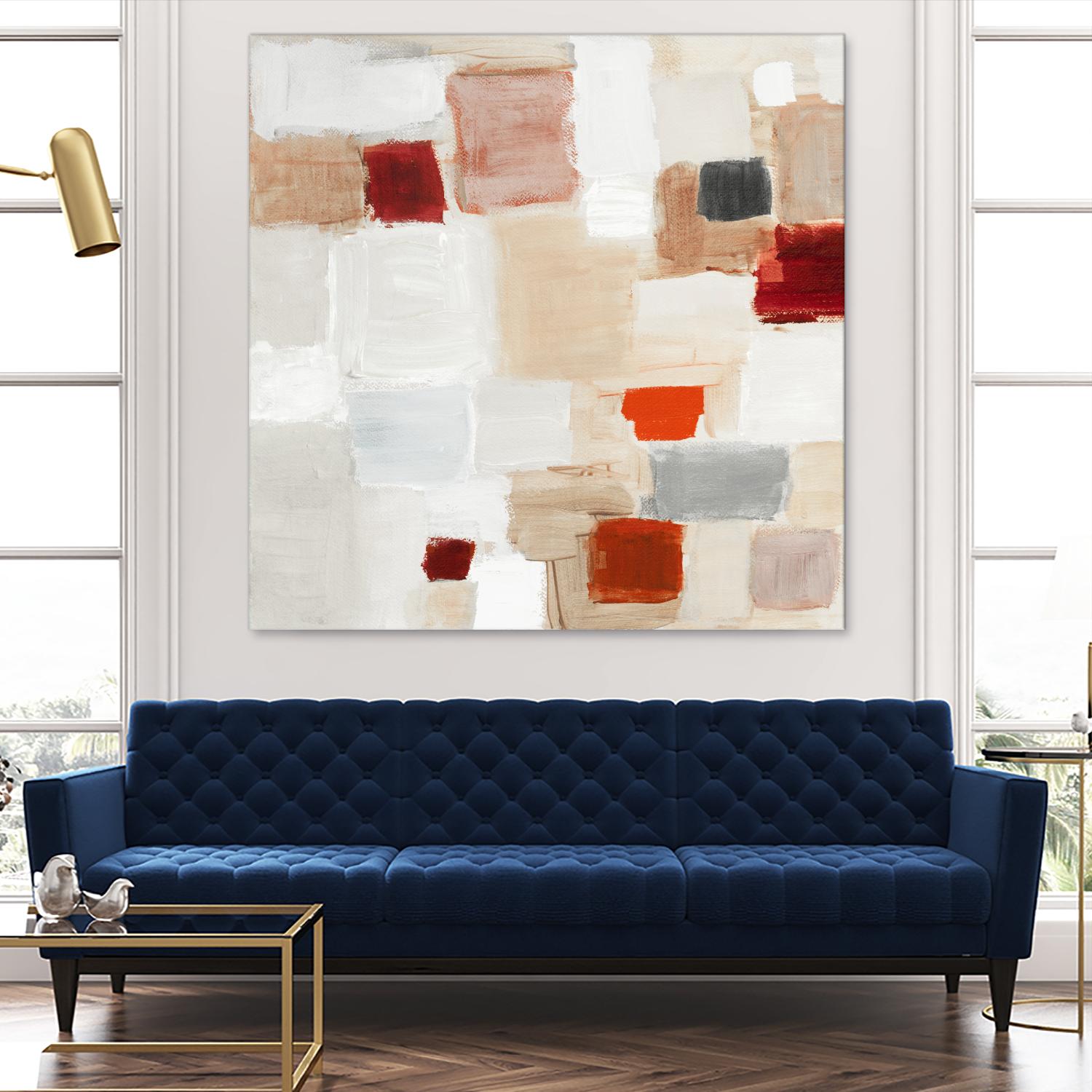 A Cool Moment in Time I by Lanie Loreth on GIANT ART - white abstract