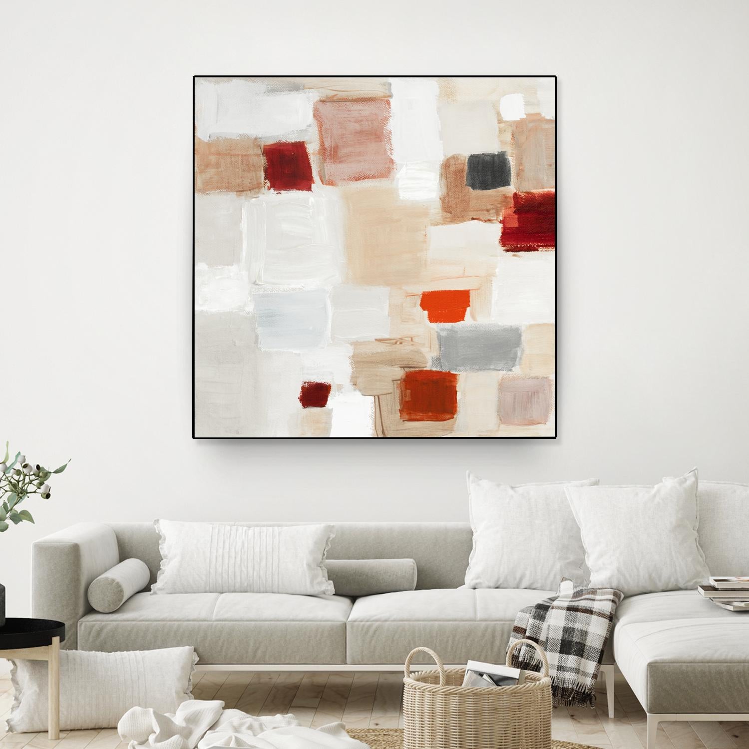 A Cool Moment in Time I by Lanie Loreth on GIANT ART - white abstract