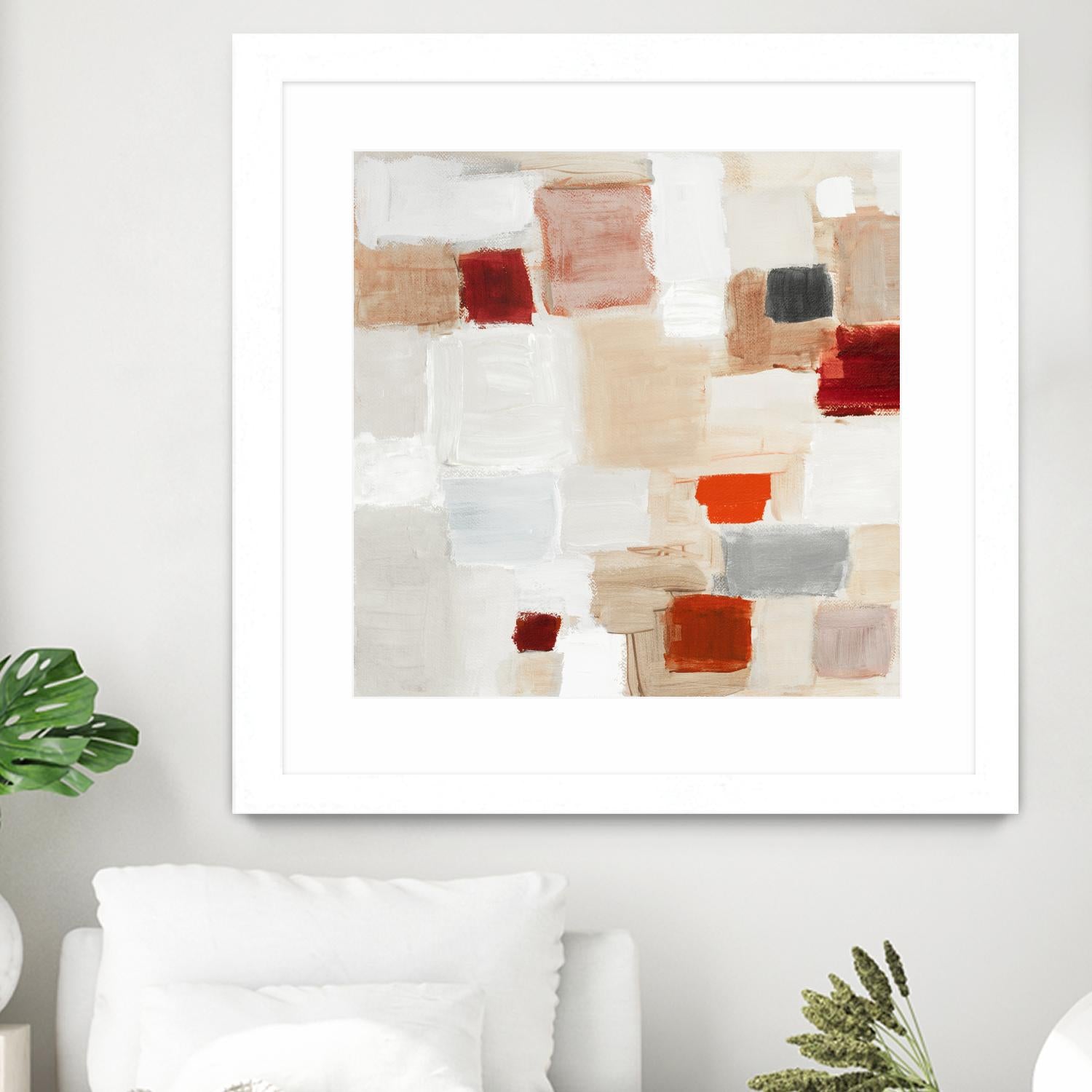 A Cool Moment in Time I by Lanie Loreth on GIANT ART - white abstract