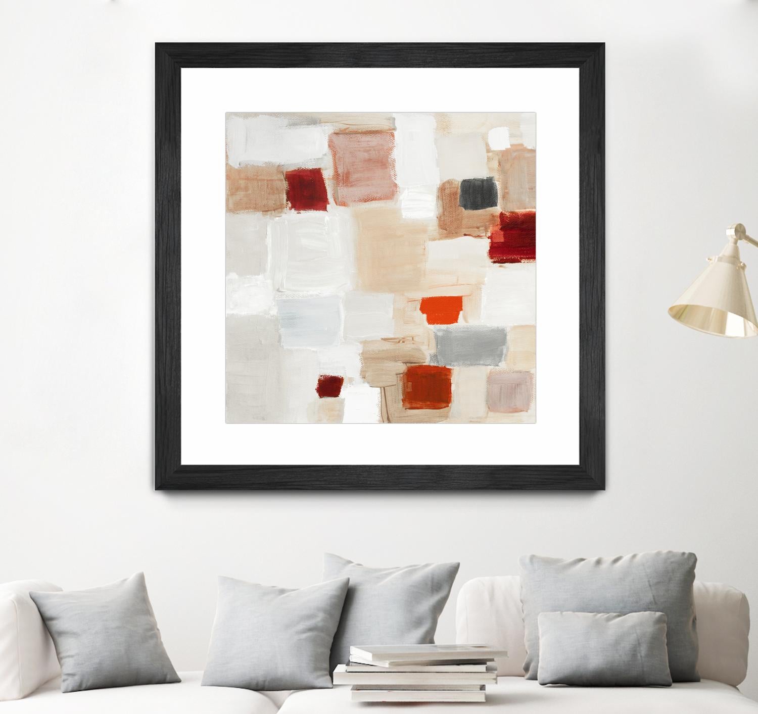 A Cool Moment in Time I by Lanie Loreth on GIANT ART - white abstract