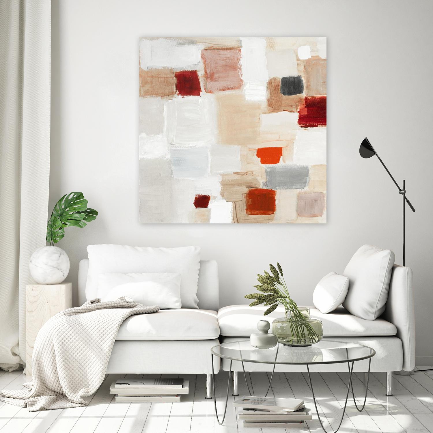 A Cool Moment in Time I by Lanie Loreth on GIANT ART - white abstract