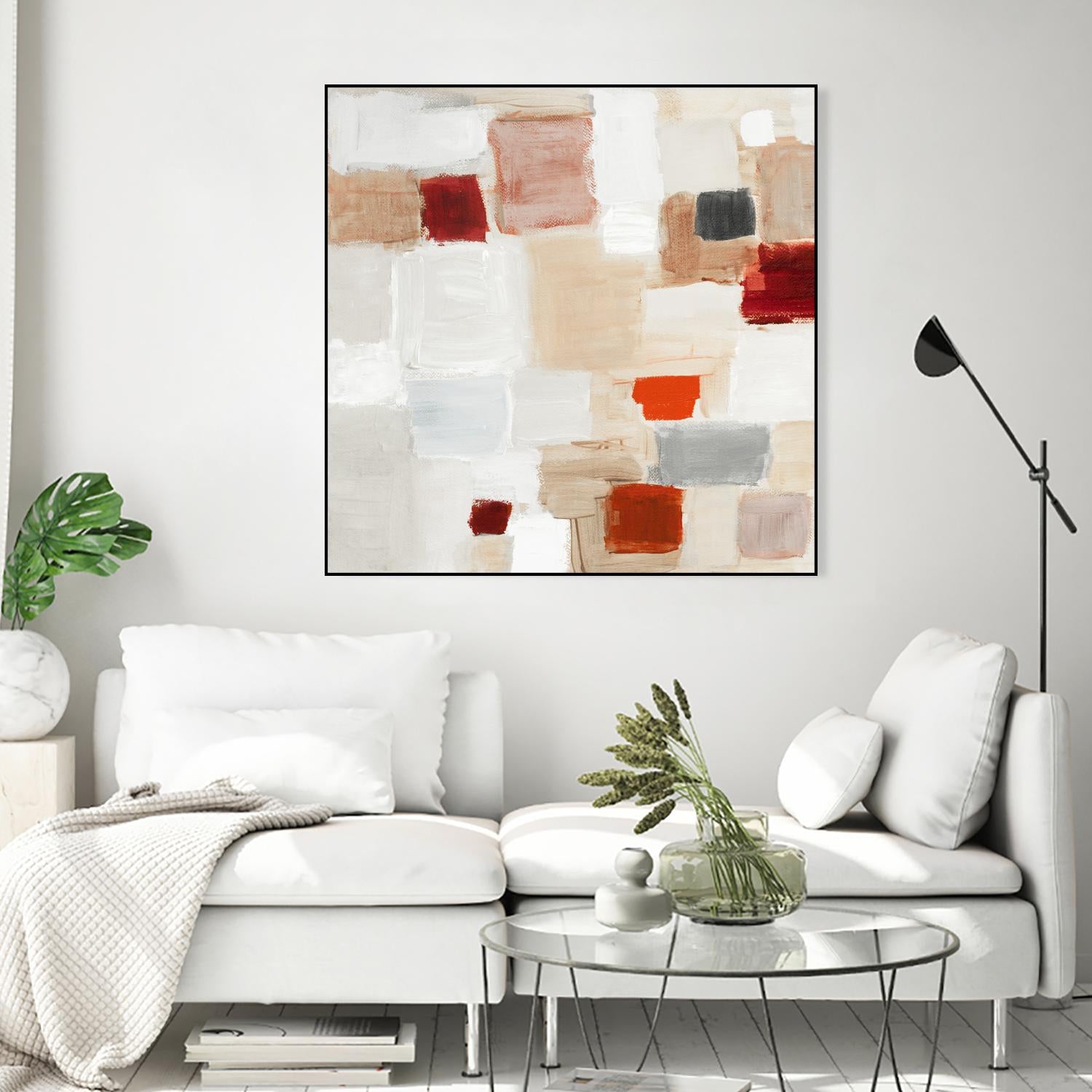 A Cool Moment in Time I by Lanie Loreth on GIANT ART - white abstract