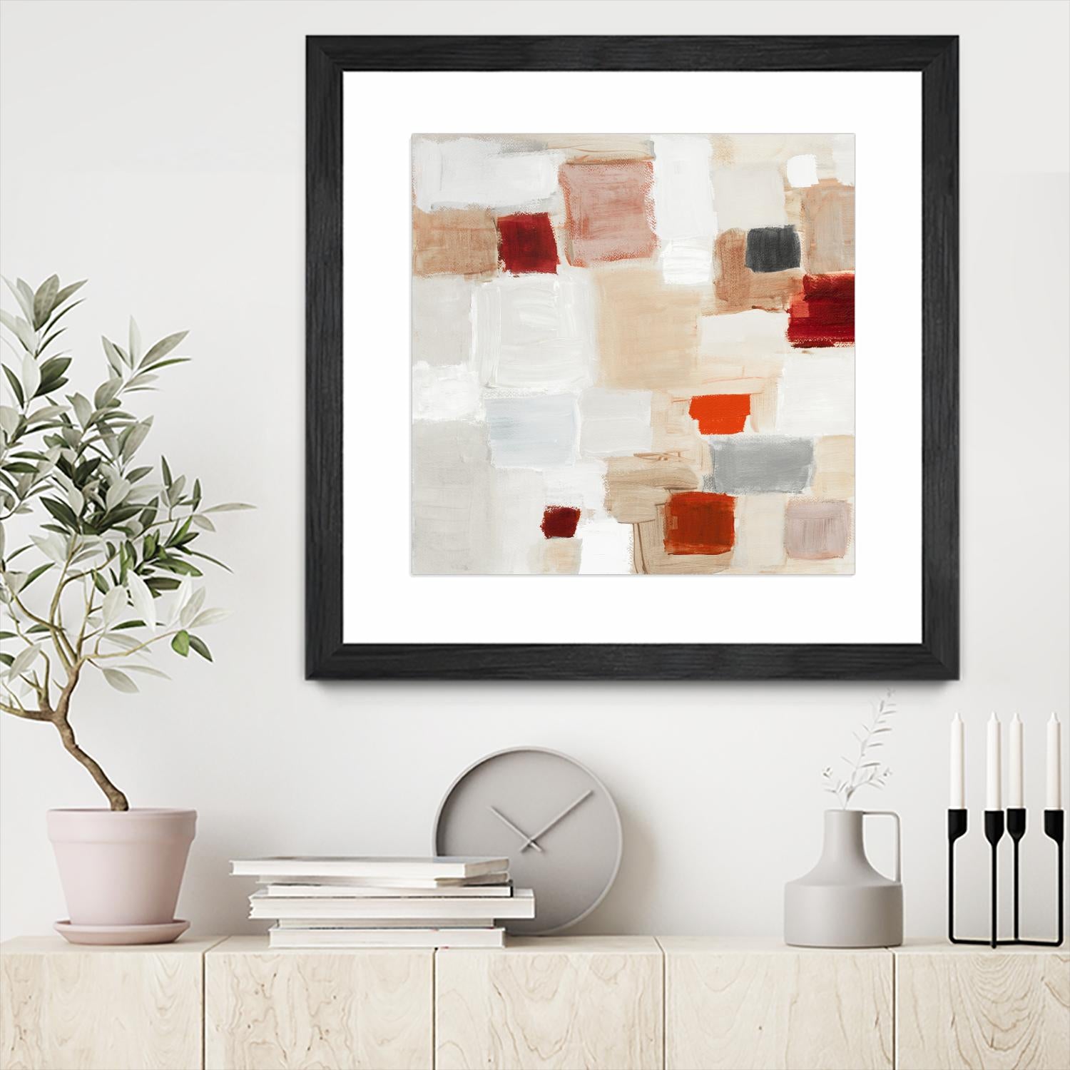 A Cool Moment in Time I by Lanie Loreth on GIANT ART - white abstract