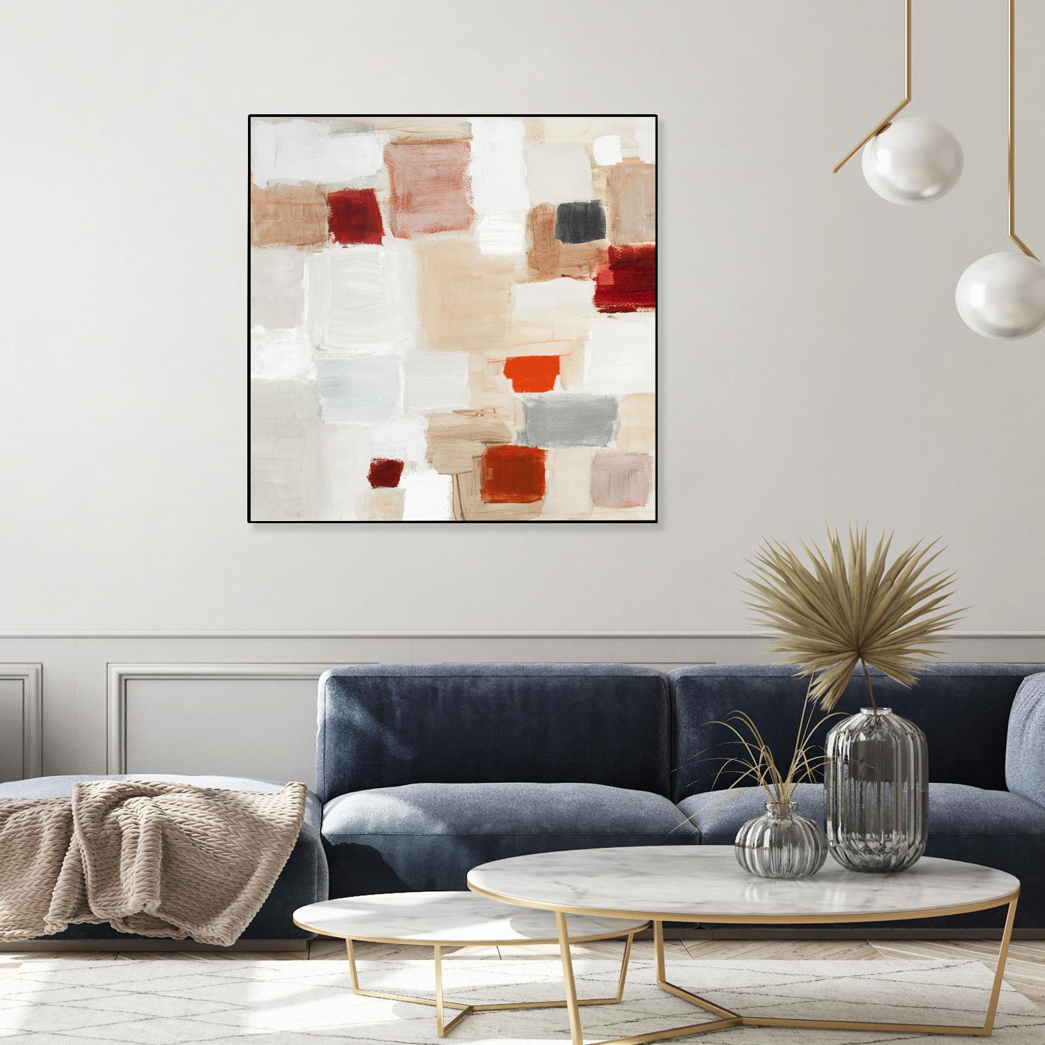 A Cool Moment in Time I by Lanie Loreth on GIANT ART - white abstract