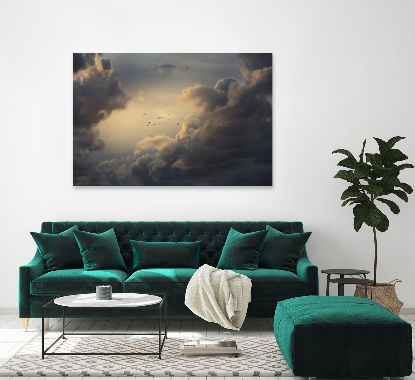 Soaring High Above by Thomas Tepstad Berge on GIANT ART - clouds photography clouds