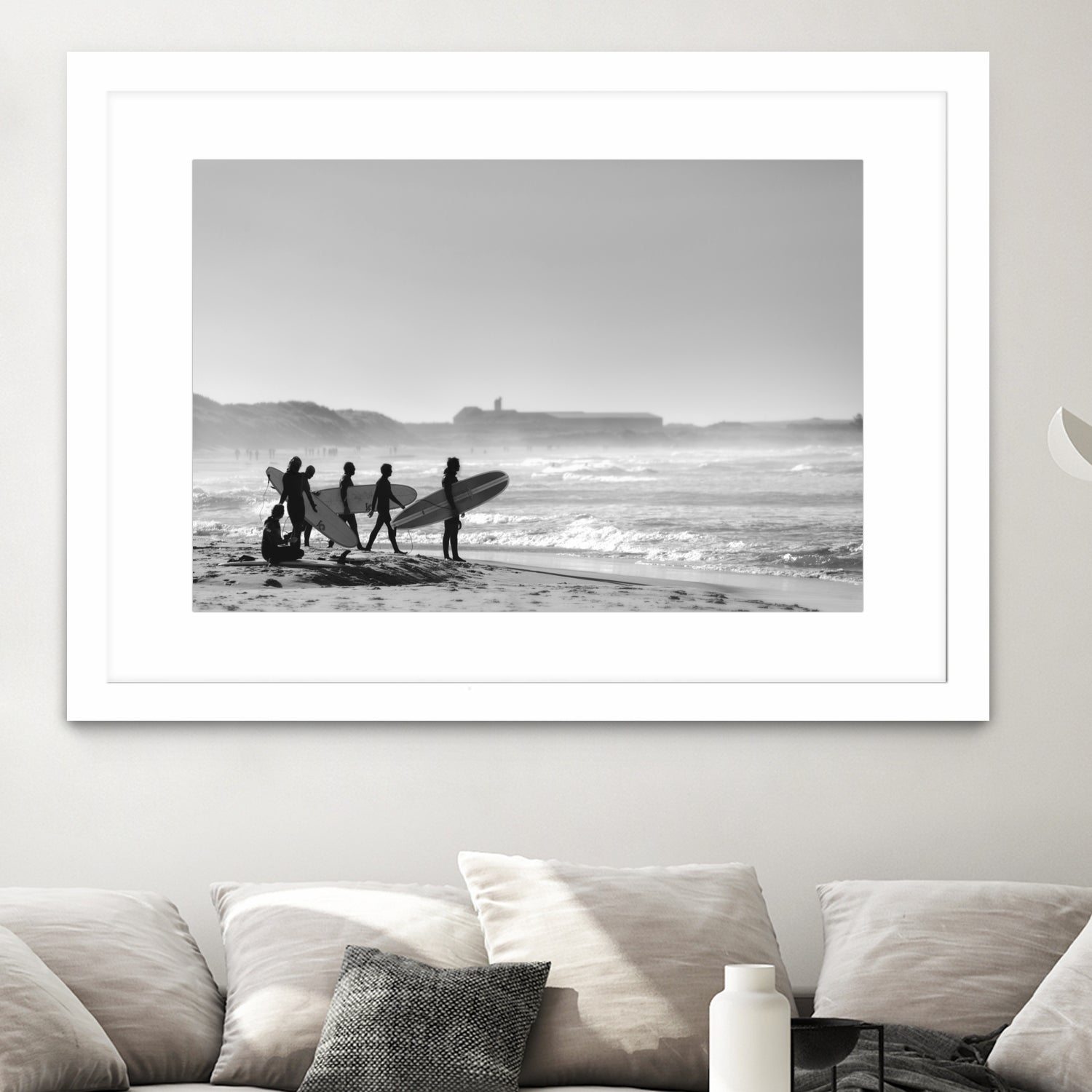 Checking the Waves V2 by Thomas Tepstad Berge on GIANT ART - beach photography beach