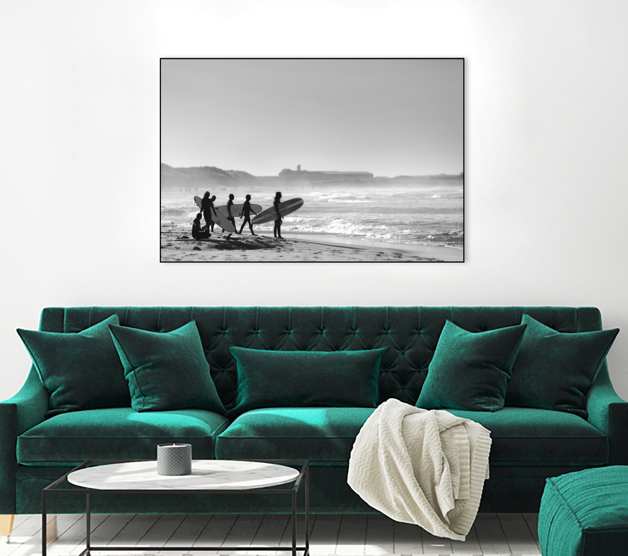 Checking the Waves V2 by Thomas Tepstad Berge on GIANT ART - beach photography beach